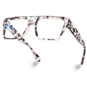 Square Full Rim Blue Light Blocking Glasses Eyewear Cheetah Frame